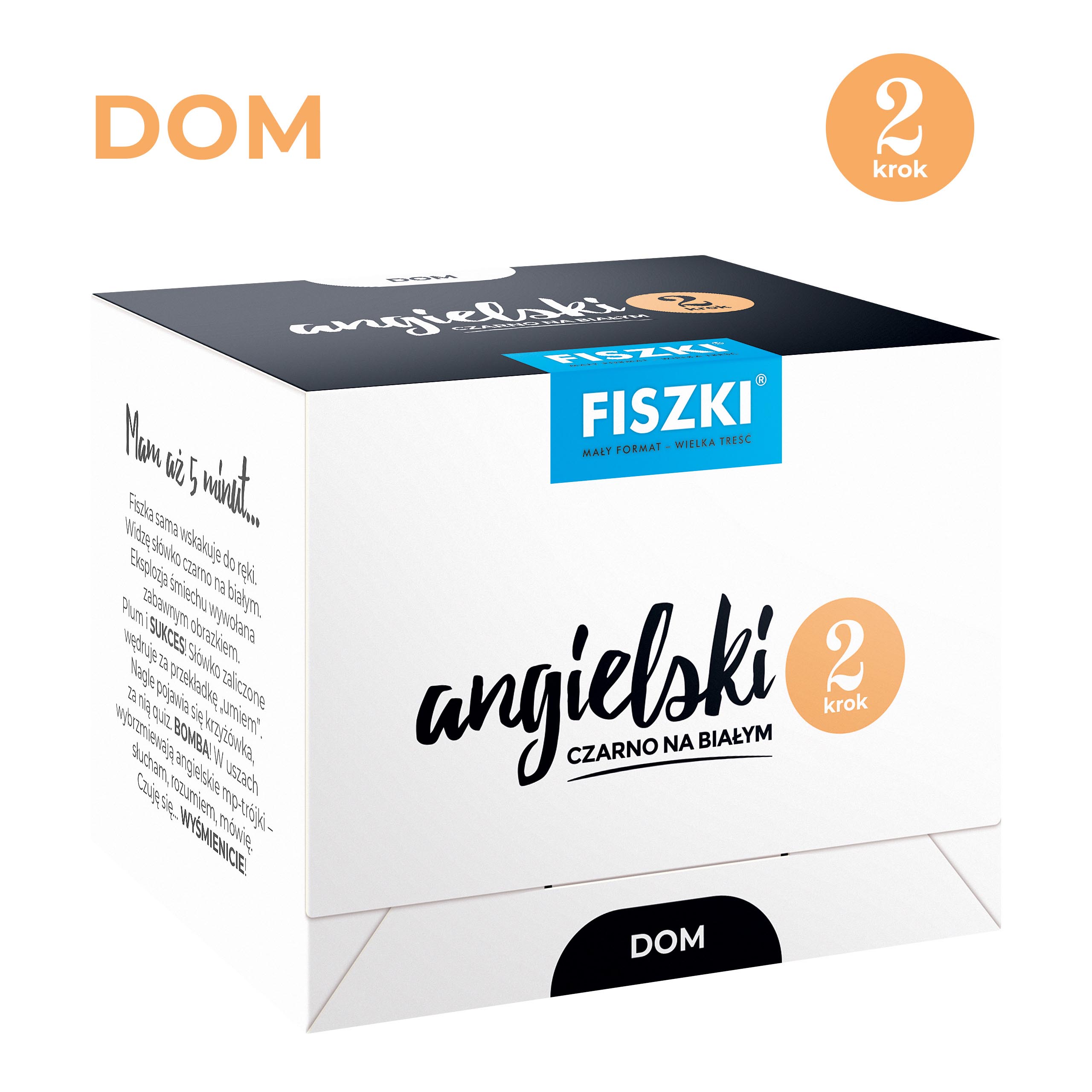 FISZKI - Angielski czarno na białym - Dom - krok 2