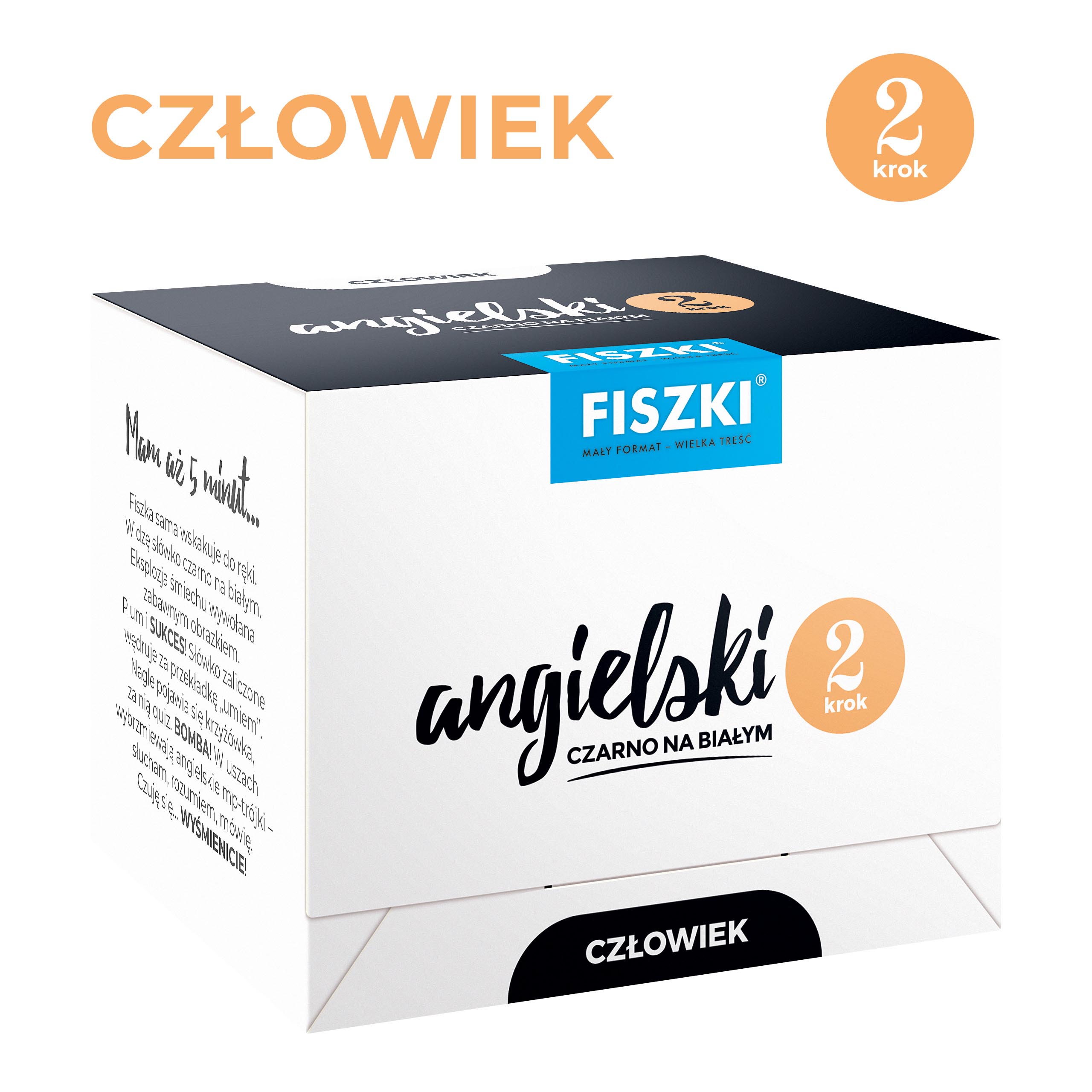 FISZKI - Angielski czarno na białym - Człowiek - krok 2