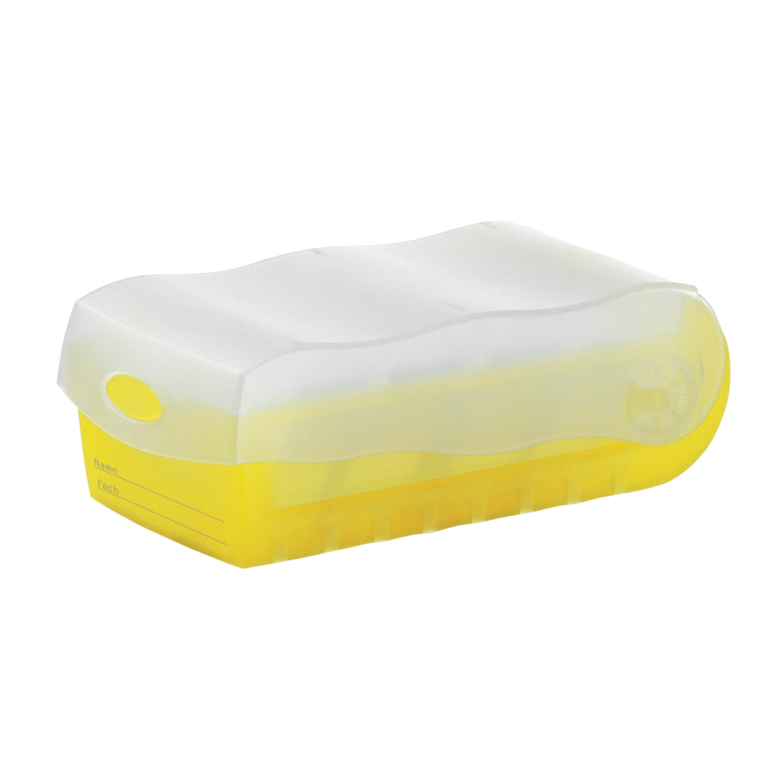 MEMOBOX CROCO YELLOW - pudełko do nauki z fiszek