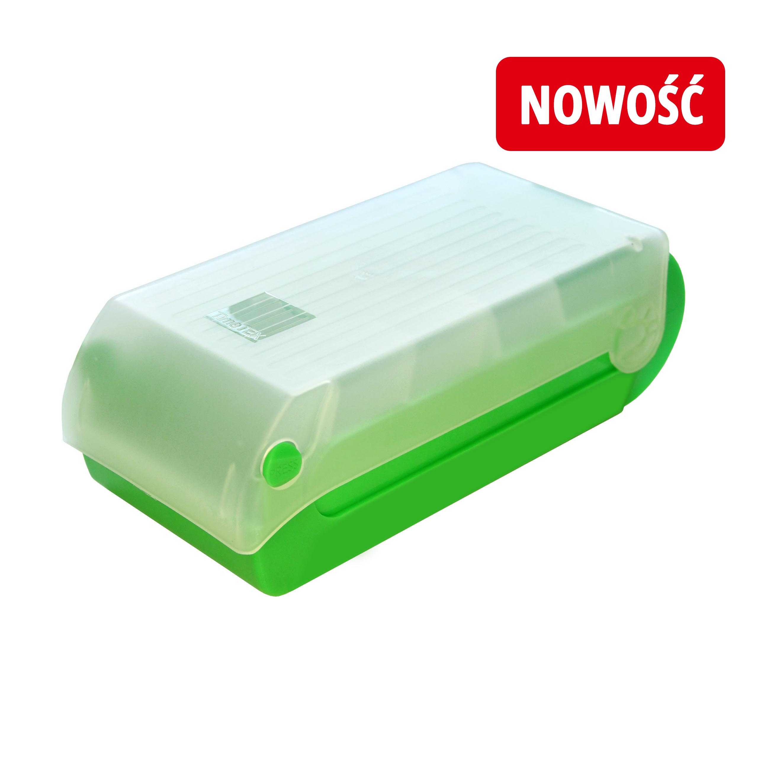MEMOBOX HIPPO GREEN - pudełko do nauki z fiszek