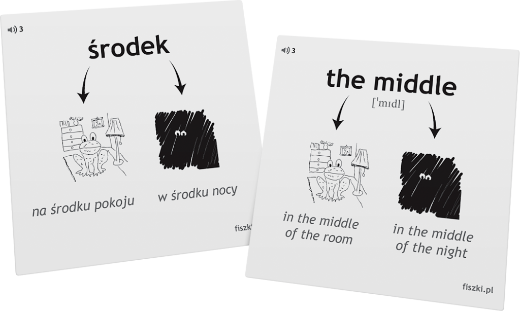 środek po angielsku
