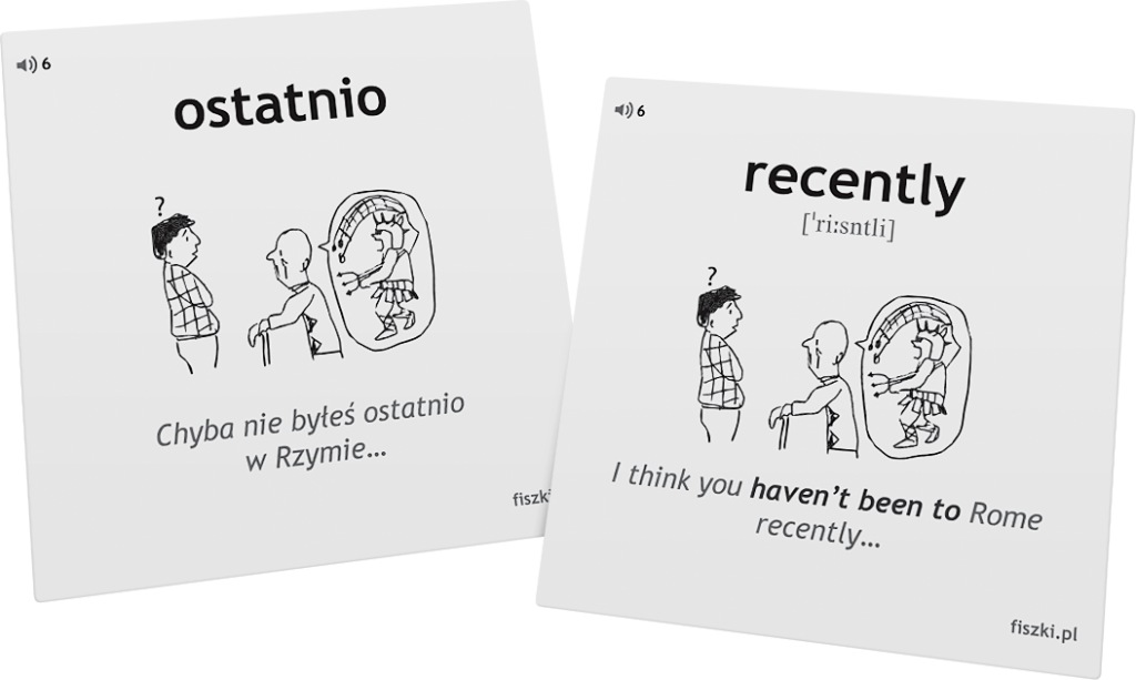 ostatnio po angielsku