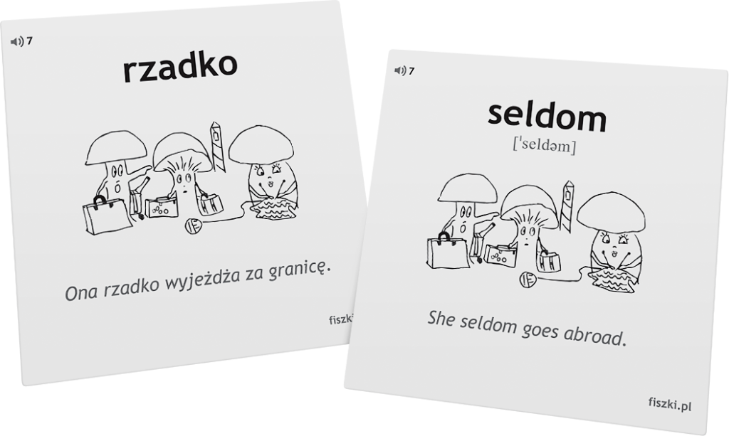 rzadko po angielsku