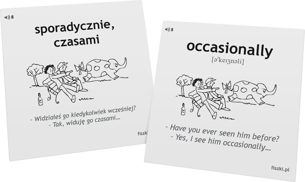 sporadycznie po angielsku
