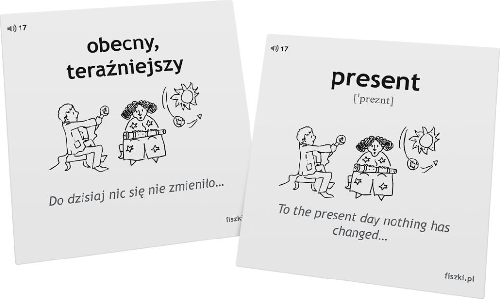 angielskie słówka - obecny, terażniejszy