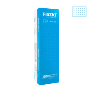 Fiszki InBlanco 1000 czystych fiszek w kropki